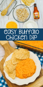 Buffalo Chicken Dip is a super easy recipe with just four ingredients. If you like hot wings and hot sauce this dip is for you.