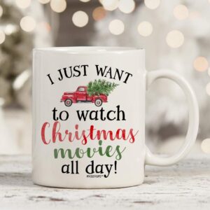 Christmas Movie Watching Mug