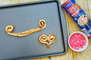 Heart Shaped Cinnamon Rolls