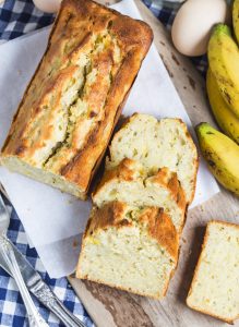 3 ingredient banana bread