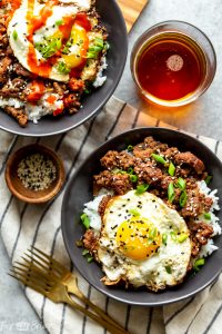ground beef recipe korean bowls