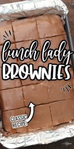 Lunch Lady Brownies Recipe