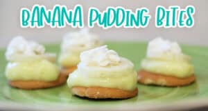 Mini Banana Pudding Bites