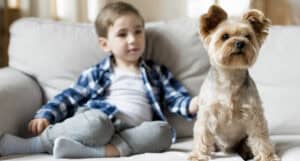 It's official: kids that grow up with dogs are better behaved.