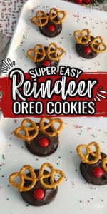 Oreo Rudolph Reindeer Cookies Christmas