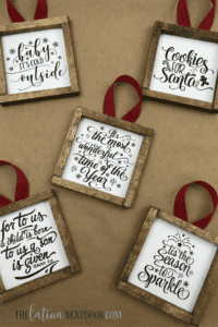 DIY Farmhouse Christmas Ornament