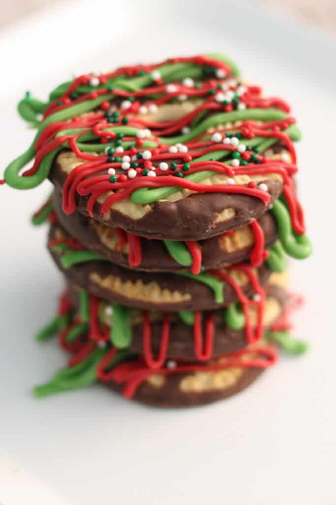 Holiday fudge striped cookies - easy recipe