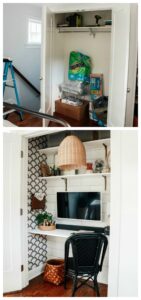 Cloffice - closet turned office