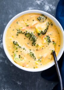 Creamy Broccoli Cheddar Soup - The BEST Soup Recipes