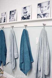 Cute Kids Towels Organization - The BEST Kids Bathroom Ideas