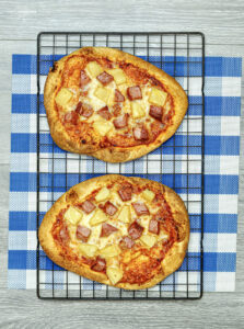 This Hawaiian Pizza isn't just any flat bread pizza recipe, it's made in the Air Fryer which is so much better.