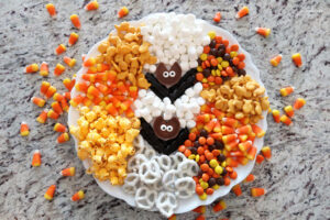 Bat Snack Board for Halloween
