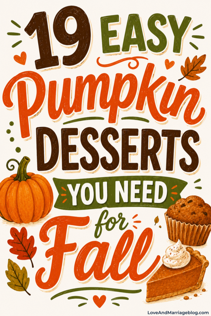 19 Yummy Pumpkin Desserts Recipes | So many pumpkin spice desserts! | Pumpkin Pie | Pumpkin Dump Cake | Pumpkin Lasagna | Pumpkin Cookies