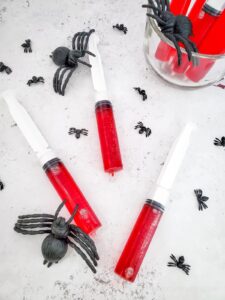 Bloody Syringe Halloween Jello Shots