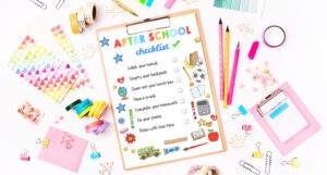After School Checklist free printable