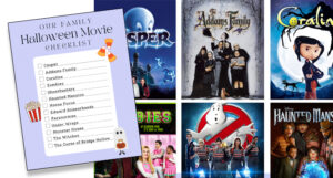 Family Halloween Movies Checklist