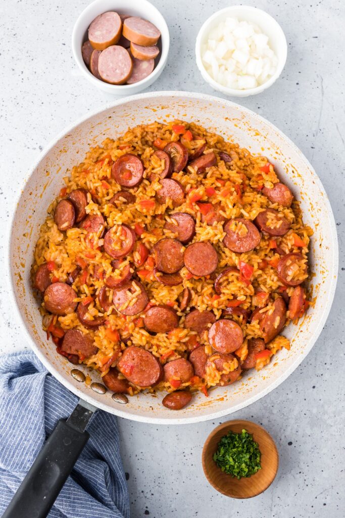 Smoked Sausage and Rice
