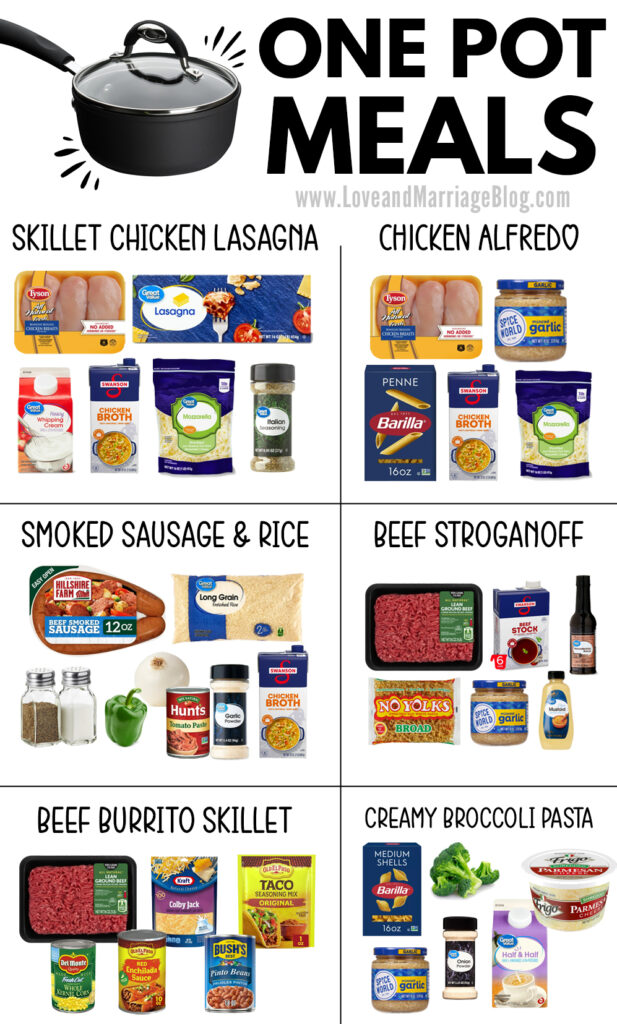 One Pot Meals keep dinner simple and it makes cleanup a breeze which is a huge bonus. These are crowd favorite dinner recipes.