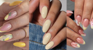 The cutest yellow nails inspiration for spring and summer.