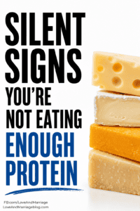 Silent signs you're not eating enough protein.