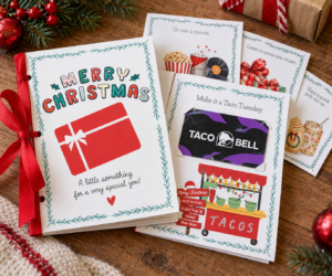 Free Printable Christmas Gift Card Book (Easy 5×7 DIY Template)