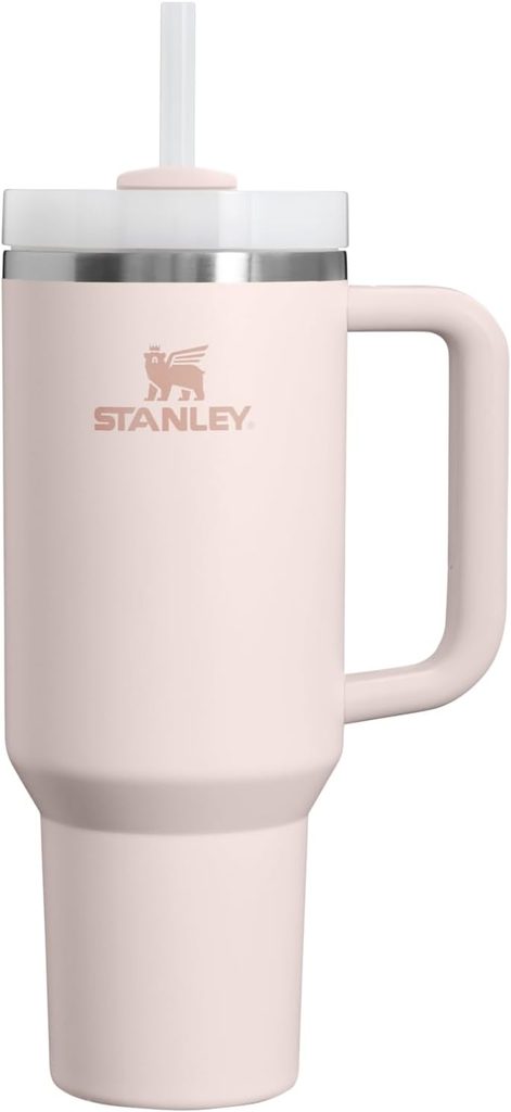 Stanley Quencher H2.0 flowstate insulated tumbler in a neutral color - Gifts for Iced Coffee Lovers
